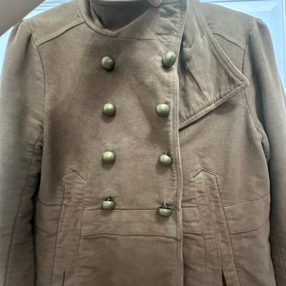 Brown Marc Jacobs Vintage Double Breasted Military Utility Jacket Size L - Picture 2 of 9